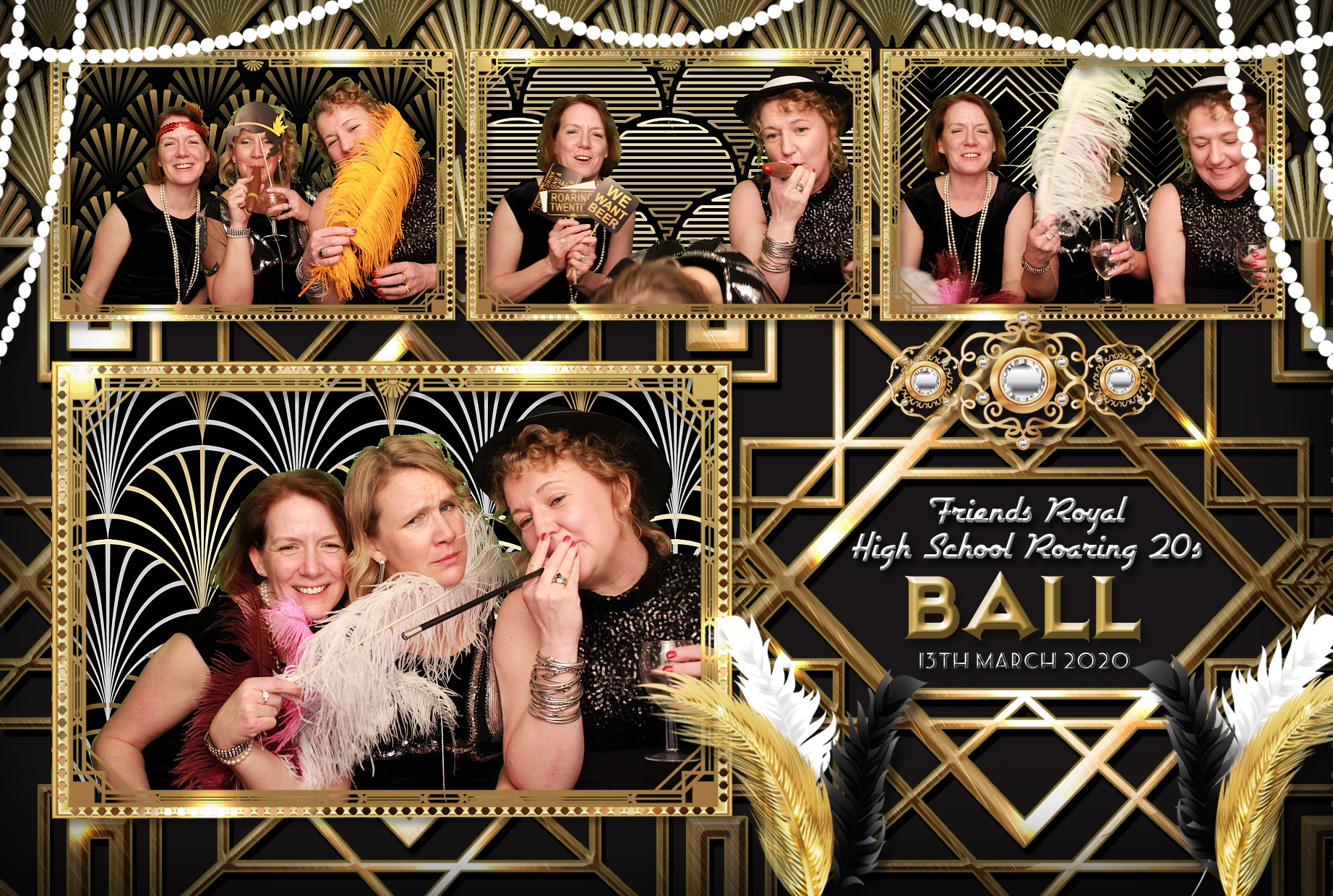 Friends Royal High School Roaring 20s Ball | View more photos from the event at gallery.myphotoboothexperience.co.uk/u/MyPhotoBoothExperienceLtd/Friends-Royal-High-School-Roaring-20s-Ball